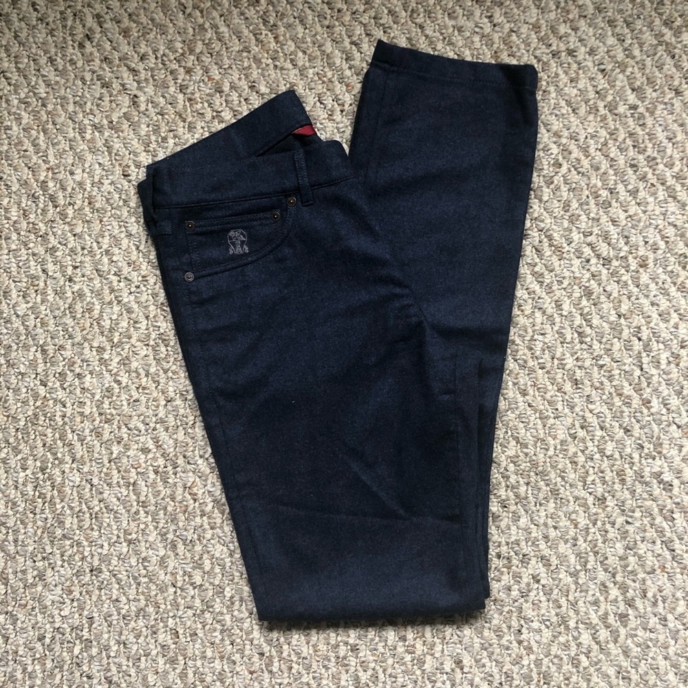 Brunello Cucinelli Men’s Straight-Leg Pants